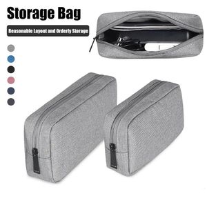 Portable USB Cable Earphone Travel Organizer Gadget Devices Pouch Storage Bag Digital Accessories Makeup Cover 240119