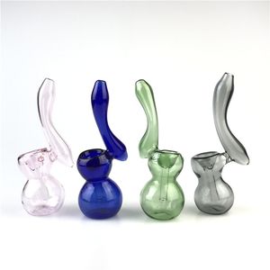 5 inch Glass Gourd Smoking Water Tobacco Pipe Thick Pyrex Ash Catcher Bong Bowl Tobacco Hand Pipes