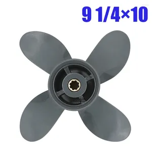 Alla terränghjul Propeller 4 Blade 9 1/4x10 för Honda och Yamaha Outboard Motor BF8D BF9.9D BF9.9 BF15A BF15D BF20 8 Splines