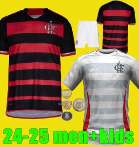 24 25 Flamengo Futbol Formaları 2024 2025 Futbol Gömlek Erkekler Çocuk Kiti Camisa De Futebol Pedro Diego Gerson Gabi Lorran Pulgar