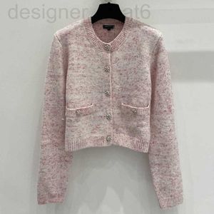 女性のニットティーデザイナーNEW CH NANYOU HIGH DECITION INTELLECTUAL STYLE FASHIONシングル胸肉ループ汎用性のあるウールカーディガンXhaw