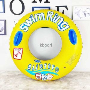 Andra pooler Spashg Transparent paljett Swim Ring Uppblåsbar Simning Circle Childrens Pool Float Floated Water Sports Toys Lifebuoy Swim Madrass YQ240129