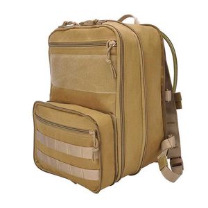 Borse da escursionismo Flatpack D3 Zaino tattico Esercito Militare Molle Airsoft Zaino Caccia esterna Multiuso Assault Vest Borsa Accessori YQ240129