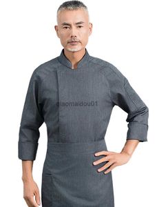 Others Apparel Catering Chef Uniform Hotel Kitchen Coat Restaurant Cook Cooking Shirt Bakery Cafe Waiter Workwear Top+ Apron Sets