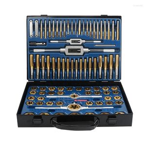86pcs Tap Die Set Bearing Steel M3-M16 Metric Thread Combination Tools Kit DIY Durable Wrench Screw Threading Hand Tool Sets