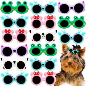 Dog Apparel Pet Clips Cute Glasses Shape Frog Animal Hairpin Puppy Cat Hair Grooming Supplies For Cats Accessories