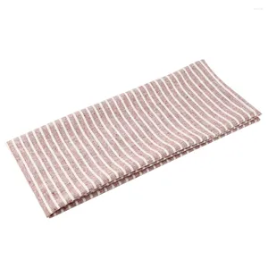 Table Napkin Kitchen Background Cotton Blend Heat Insulation Striped Pattern Machine Washable Dinner Cloth Pography Rectangle