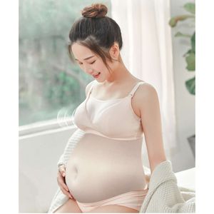 Artificial Baby Tummy Belly Fake Pregnancy Bump Sponge Belly Pregnant Style Breathable Lightweight for Male and Female