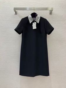 10006 XL 2024滑走路ドレス春の夏のドレスラペルネック同じスタイルレディースドレスファッション高品質23121248