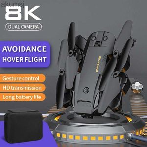 Drones KOHR Q6 8K Professional Drone 4K HD Dual Camera Aerial Photography GPS Distance 3000M Quadcopter Obstacle Avoidance RC Aircraft YQ240129