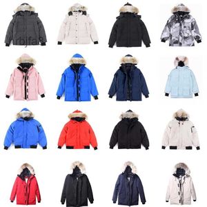 Kanda Goose Men's Down Parkas Womans Puffer Jacket Coat Canda Gooses Long Canadas Maple Leaf Down Ax2s136U 136U