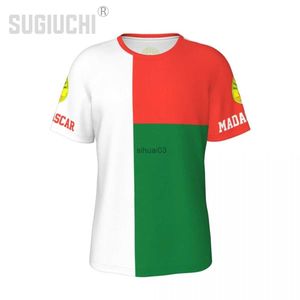 T-shirt da uomo T-shirt nazione unisex Bandiera del Madagascar T-shirt del Madagascar T-shirt in jersey per uomo Donna Calcio Tifosi di calcio Regali T-shirt personalizzata