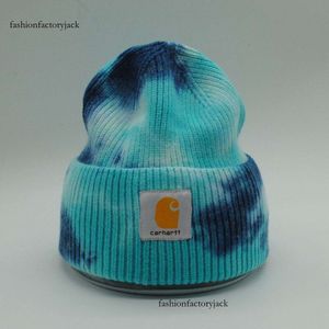 Övergångsgränsen Carter Patch Autumn/Winter Sticked Hat, European och American Trend, Mixed Color Tie Dye, Warm Outdoor Pullover, Sticked Cold Hat 38