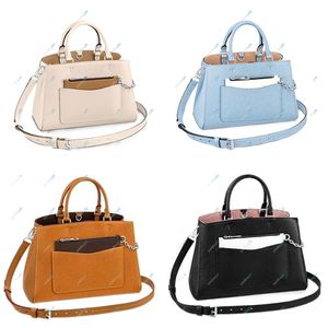 디자이너 여성 물 리플 가죽 핸드백 houlder bags 크로스 바디 연회 가방 Marelle Tote Purse Pouch M59953 M59954 M20520 M59301S