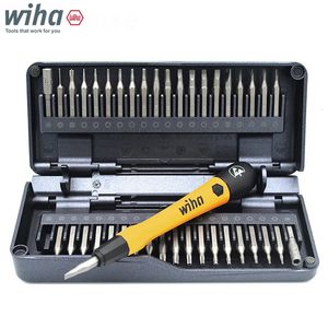 Wiha 40-in-1 ESD Micro Precision Magnetic Screwdriver Set, Slotted Nut Driver with Rod, Chrome-Vanadium Steel Z6901C4