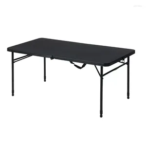 Lägermöbler fot fold-in-halv justerbar bord rik svart