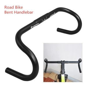 Road Bike Bicycle Bent Rest Handlebar 254x420mm Racing Car Modification Parts Aluminum Alloy Cycling Levers 240118