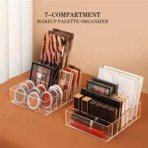 Lådor transparent akrylförvaringsmakeup Organiser kosmetik smycken läppstift arrangör skiktad skrivbord akryl kosmetisk lagringslåda