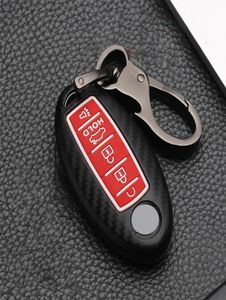 5 -knapps silikonbilnyckelfodral för Nissan Rouge Maxima Altima Sentra Murano Qashqai Cover Keyless Remote FOB Shell Skin Holder7728980