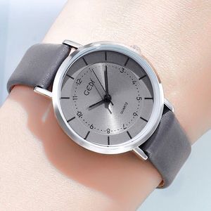 Womens Fashion Casual Simple Trend New Roman Digital Disc Fashion Gürtel wasserdichte Quarz Uhr V3