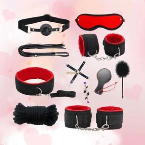 Bondage säng begränsningar kit bondage bunt ögonbulle piskning sex bdsm sex sm leksaker släpp frakt