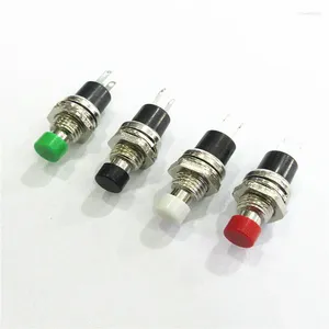 Taklampor 10st 7mm Momentary Push Button Switch Återställ Mikro Normalt Öppna PBS-110