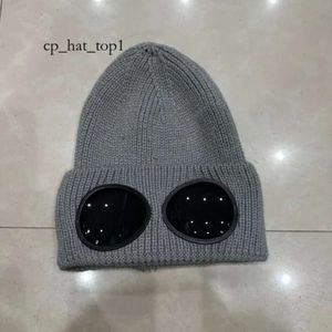 CP Comapny Hat Designer Dwie obiektyw okulary Gogle Failies Men CP Knitte Hats Czapki Czapki Outdoor Kobiety Kobiety Zimowa czapka czapka Czarna szara maska ​​4169