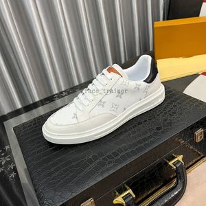 Brand Men Beverly Hills Sneakers Shoes Vintage Leather Skateboard Walking Low Top Casual Rubber Sole Fabric Runer Sport Wholesale 1.23 09