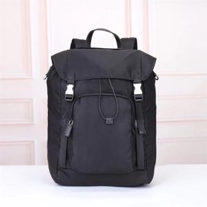 2022New waterproof nylon large capacity backpack classic Oxford textile fashion retro men's notebook backpack fashion thin tr210U