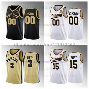 Maglia da basket Purdue Boilermakers Maglia cucita NCAA Qualsiasi Nome Numero Uomo Donna Gioventù Ricamato myles Colvin Trey Kaufman-Renn Zach Edey Lance Jones