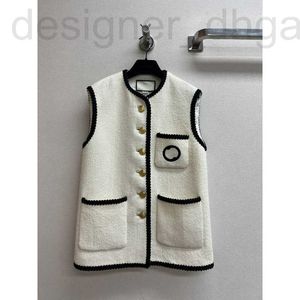 Giacche da donna firmate abbinate a contrasto piccolo gilet profumato giacca di lana stile francese 2023 moda primavera/estate versatile PF1T