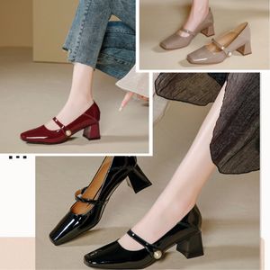 Slingback Pumps gold-tone buckle heels Slip-on womens Fashion high heeled Luxury Designers Evening Party shoes factory footwear