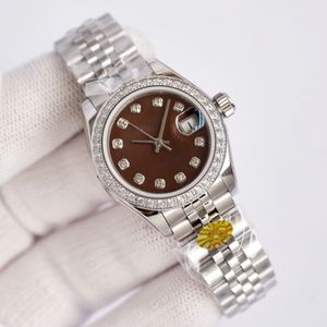 Diamond Womans Watch 31mm 28mm Automatic Mechanical Watches Stainless Steel Strap Designer Waterproof WristWatch montre de luxe