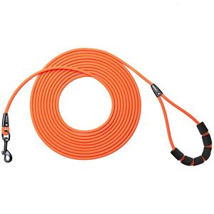 Hundfiskning Lång PVC Leashes Hållbar utomhusträning Återkallning Lång bly 5ft 10 ft 20ft 30ft Fantastisk för träning Beach Yard Play 240124