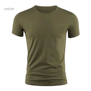 Men's T-Shirts Mens Short Sleeve T Shirt Summer Plain Casual Gym Muscle Crew Neck Slim Fit Tops Breathable Running T-shirt Tee