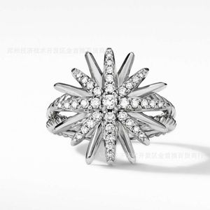 David Yuman 925 Sterling Silver Sunflower Ring Populära ring