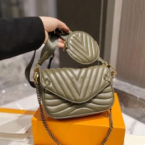 Luxuries Women Bags Brand Shoulderbags Designer Multi- Pochette Chainbag Suitbag lady Packet Casual Wallets Genuine Leather Crossb226g