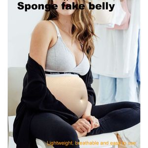 Künstlicher Babybauch, gefälschter Schwangerschaftsbauch, Schwamm, schwangerer Bauch, geeignet für männliche und weibliche Schauspieler