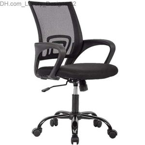 Altri mobili BestOffice Sedia da scrivania direzionale per ufficio realizzata ergonomicamente con bracciolo supporto lombare in rete di schiuma (nero) Q240129