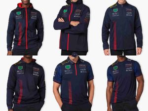 Cycle Complement New Formula One Racing Polo Suit Spring and Autumn Team Hoodie Breatable Give Hat Hat Num 1 11 logo