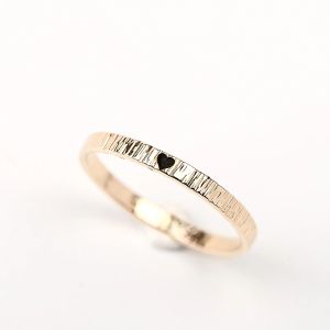 Pierścienie sier spersonalizowany pierścień 14 -karatowy Złota wypełniona niestandardowa pierścionka ręcznie robiono biżuteria biżuteria odporna na złotą biżuterię dla kobiet biżuteria