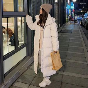 Women's Trench Coats GOPLUS And Jackets Women Streetwear Winter Black White Padded Parka Vestiti Caldi Per Le Donne Winterjas Dames 2024