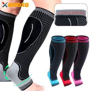 1 PCS Running Compression Socks Orthopedic Support Knee High Stockings Calf Ankle Protector for Football Skiing Varicose Veins 240124