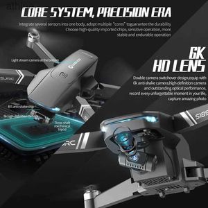 Drohnen Neue S189 PRO RC Drohne Professionelle GPS 5G WIFI 3 Achsen Gimbal mit 6K HD Kamera FPV RC Faltbare Bürstenlosen Quadcopter RC Eders Spielzeug YQ240129