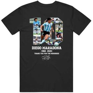 Herren T-Shirts Diego Maradona Argentinien Fußballlegende Fußball Unisex T-Shirt