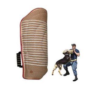 Ausrüstung Flax Dog Bite Training Sleeves verdicken professionelle Hunde Bit Training Arm Sleeve für Armschutz beißendes Haustier