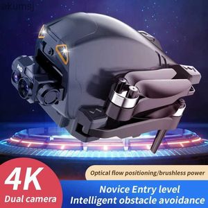 Drones Drones 4k Dual Camera S177 Traverse Aircraft Six Way Gyroscope Brushless Optical Flow - Four Sided Obstacle Avoidance Drone Toys YQ240129