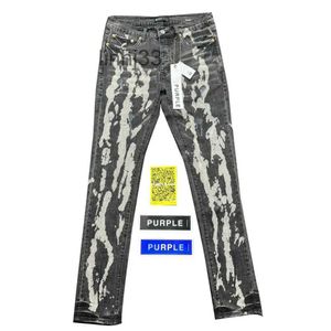 Erkekler Men S Mor Marka Low Rise Skinny Jean P001 Siyah Dökül