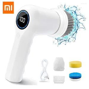 Controllo domestico intelligente Spazzole per pulizia domestica Xiaomi Gadget per spazzole da cucina elettriche per detergente multifunzionale Spin S