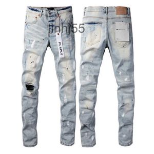 Mäns jeans Purple Brand American High Street Blue Distressed3H6AV6L8